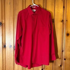 VanHeusen, lux satin, regular fit, 16.5, 34/35